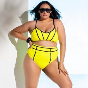 NWOT BECCA Scuba High Waist Bottom